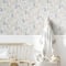 RoomMates Light Gray Spring Forest Pals Peel & Stick Wallpaper